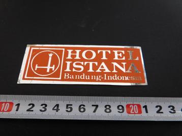 sticker Bandung Indonesia Hotel ISTANS  folie  beschikbaar voor biedingen