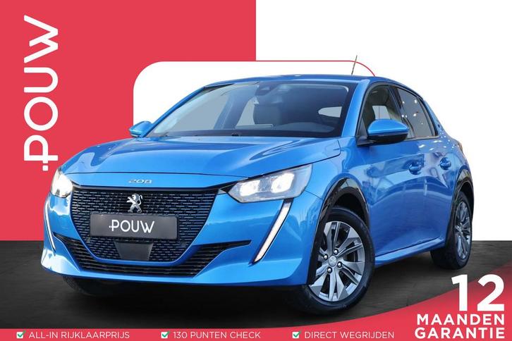 Peugeot e-208 136pk EV Blue Lease Allure 50 kWh | SoH 90% |, Auto's, Peugeot, Bedrijf, Te koop, ABS, Achteruitrijcamera, Airbags