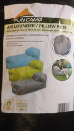 Funcamp loungebank luchtbank air lounger pillow plus, Ophalen of Verzenden, Zo goed als nieuw, Grijs