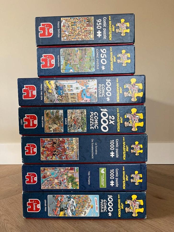 Jan van Haasteren puzzels, Hobby en Vrije tijd, Denksport en Puzzels, Gebruikt, Legpuzzel, 500 t/m 1500 stukjes, Ophalen of Verzenden