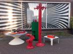 rood kunststof Planta kapstok Piretti design jaren 70 retro, Ophalen, Kunststof, Gebruikt, Minder dan 100 cm