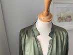 Zijde blouse  Picture Perfect maat S groen met lange mouwen, Groen, Maat 38/40 (M), Ophalen of Verzenden, Zo goed als nieuw