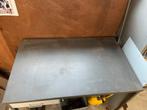 Stalen bureau/werkbank met lade - 120x75x75cm, Ophalen, Gebruikt