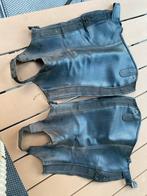 Leren Chaps, zwart, Dieren en Toebehoren, Paardrijkleding, Ophalen, Gebruikt, Recreatie, Kinderen