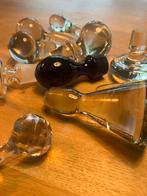 Mooie karaf stolpen glas en kristal, Antiek en Kunst, Ophalen of Verzenden