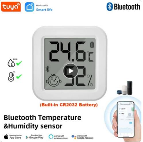 Bluetooth LCD Thermometer Hygrometer Temperatuur App - THB1, Dieren en Toebehoren, Reptielen en Amfibieën | Toebehoren, Nieuw