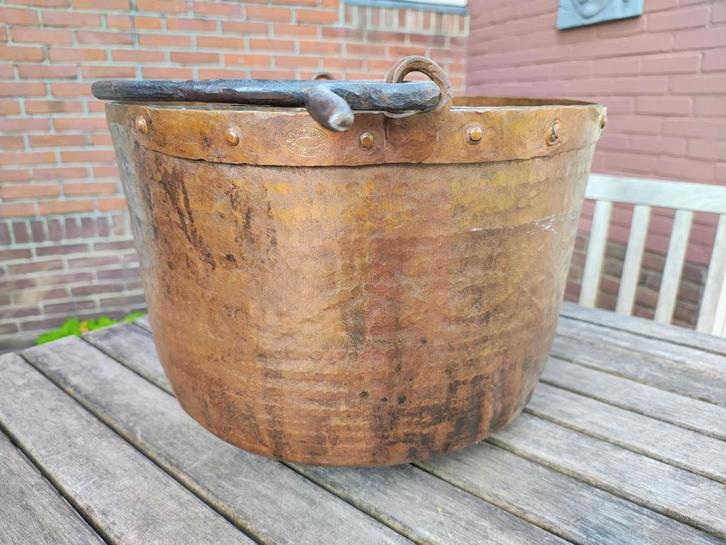 Koperen ketel Salvador Torrent Ripoll, Antiek en Kunst, Antiek | Koper en Brons, Ophalen of Verzenden