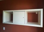 Ikea Kallax wit 3 vaks incl inzetdeurtje, Huis en Inrichting, Kasten | Wandmeubels, Ophalen, Gebruikt, Minder dan 150 cm, Minder dan 100 cm