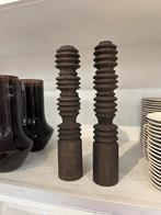 Pomax Kaarsenstandaard Rotello - 2 Stuks, Nieuw, Ophalen of Verzenden, Hout, Bruin