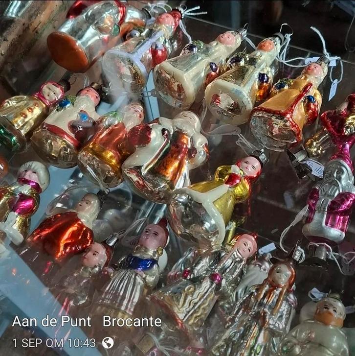 Oude antiek vintage kerstbal op clip USSR ijskoningin aladin, Diversen, Kerst, Gebruikt, Ophalen of Verzenden