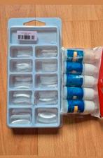 Set acryl nagels met lijm. Nieuw, Ophalen of Verzenden, Nieuw, Handen en Nagels, Toebehoren