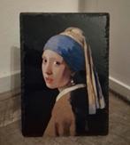 Meisje met de parel op leisteen, Antiek en Kunst, Kunst | Schilderijen | Klassiek, Ophalen of Verzenden