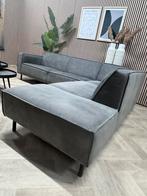 ZGAN UMIX Hoekbank Madison Microleer -Donker Grijs- 270x235, Ophalen, -, -, Leer