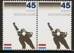 Nederland 1261 paartje h schaatsen., Postzegels en Munten, Postzegels | Nederland, Verzenden, Postfris
