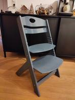 Houten kinderstoel grijs Tripp Trapp van Babygo, Kinderen en Baby's, Ophalen, Zo goed als nieuw, Meegroeistoel, Stoelverkleiner