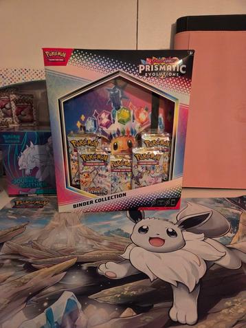 Pokémon TCG Scarlet & Violet Prismatic Evolutions Binder beschikbaar voor biedingen