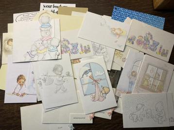 Vintage Geboortekaartjes / jaren '60 - '70 & '80 beschikbaar voor biedingen