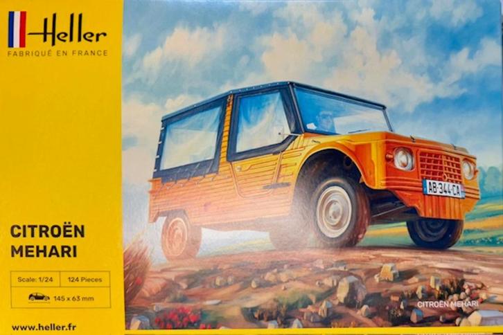 Coelianmodels, Heller, 80760, Citroën Mehari , 1/24, € 24,99, Hobby en Vrije tijd, Modelbouw | Auto's en Voertuigen, Nieuw, Auto