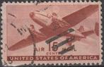 USA Air Mail 1941 - 02, Postzegels en Munten, Postzegels | Amerika, Verzenden, Gestempeld, Noord-Amerika