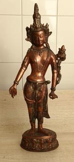 Koperen Tara beeld. 43cm., Ophalen of Verzenden