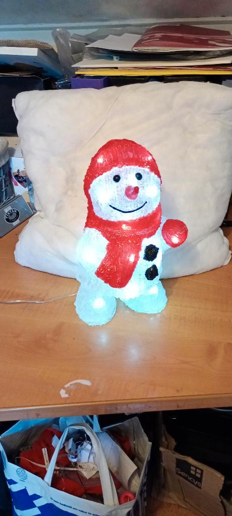 Sneeuwpop Lichtgevend led, Diversen, Kerst, Nieuw, Ophalen