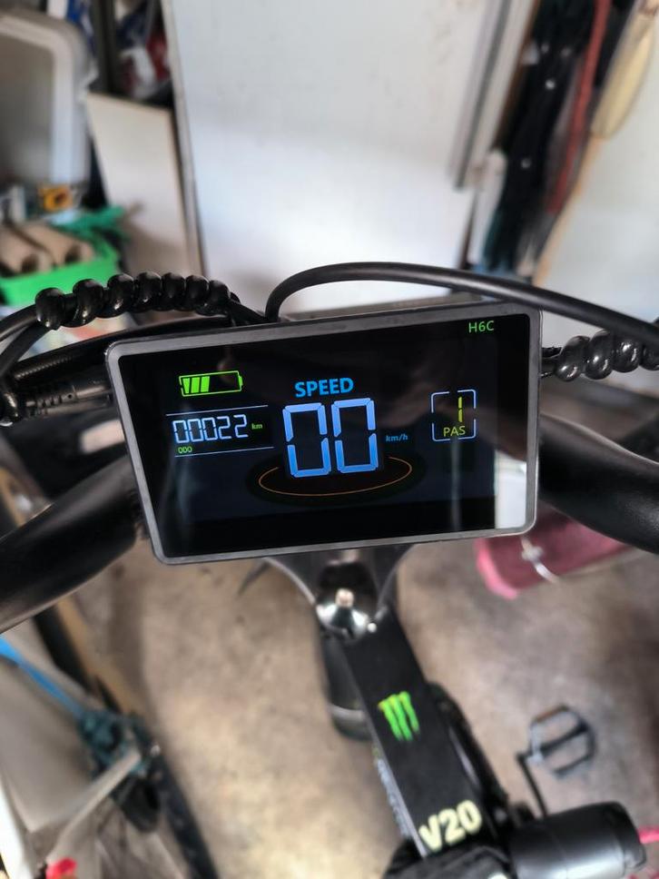 Opvoerbaar H6C scherm met begrenzer en code | V20 | V20pro, Fietsen en Brommers, Fietsonderdelen, Nieuw, Algemeen, Overige typen