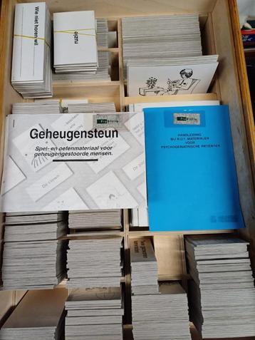 Spelmateriaal Psycho Geriatrie – Spel- en geheugenmateriaal beschikbaar voor biedingen