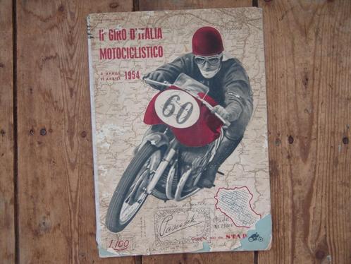 programmaboekje Giro D'Italia motorfiets race en oude foto"s, Boeken, Motoren, Gelezen, Ophalen