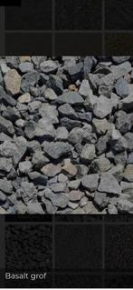 Basalt split Bezorgkosten vanaf 55 euro 8-16, 16-32  mm, Zo goed als nieuw, Split, Basalt, Antraciet
