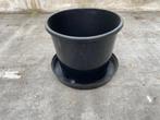 Boomkuipen Plantpotten 15 ltr met waterschotel, Tuin en Terras, Bloempotten, Kunststof, Rond, Nieuw, Tuin