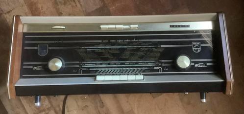 Vintage Philips radio, Bi-Ampli buizenradio, B5X04A, Plano,, Antiek en Kunst, Antiek | Tv's en Audio, Ophalen of Verzenden