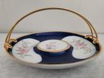 Limoges Bonbonschaaltje met Gouden Hengsel, Antiek en Kunst, Ophalen of Verzenden