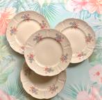 Vier ontbijtbordjes MOSA MAASTRICHT jaren ‘60 servies 🌺🌸, Antiek en Kunst, Ophalen of Verzenden
