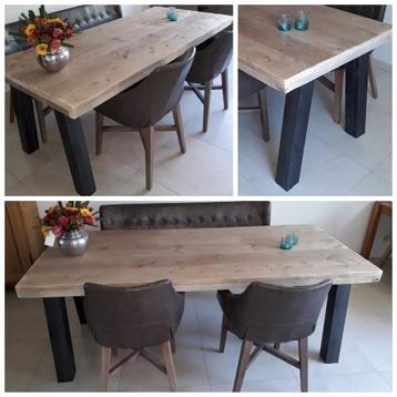 Eettafel. Tafels steigerhout heel veel keuze. NIEUW op maat. beschikbaar voor biedingen