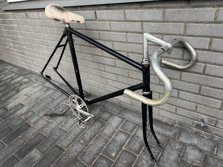 Batavus Fixed Gear Fixie Singlespeed Fiets Frame 58cm, Fietsen en Brommers, Fietsonderdelen, Gebruikt, Algemeen, Frame, Ophalen of Verzenden