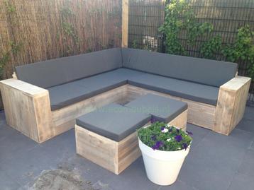 Steigerhout Lounge tuinbank loungebank beschikbaar voor biedingen