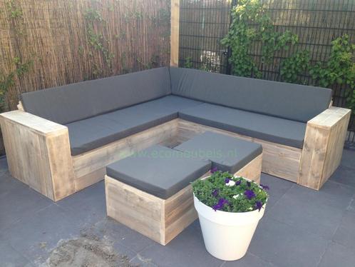 Steigerhout Lounge tuinbank loungebank, Tuin en Terras, Tuinbanken, Nieuw, Overige materialen, Ophalen of Verzenden