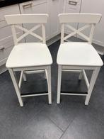 Rosentorp Ikea barkrukken 2 stuks, Huis en Inrichting, Barkrukken, Ophalen, Gebruikt, 60 tot 90 cm, Hout