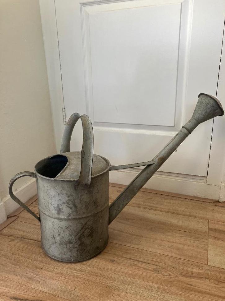 Oude zinken gieter, Antiek en Kunst, Curiosa en Brocante, Ophalen of Verzenden