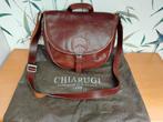 Chiarugi/Florence crossbody bruin rundleren tas., Ophalen of Verzenden, Zo goed als nieuw