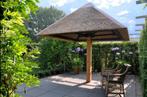 Unieke Rieten parasol, Tuin en Terras, Ophalen, Gebruikt, Overige typen, Waterdicht