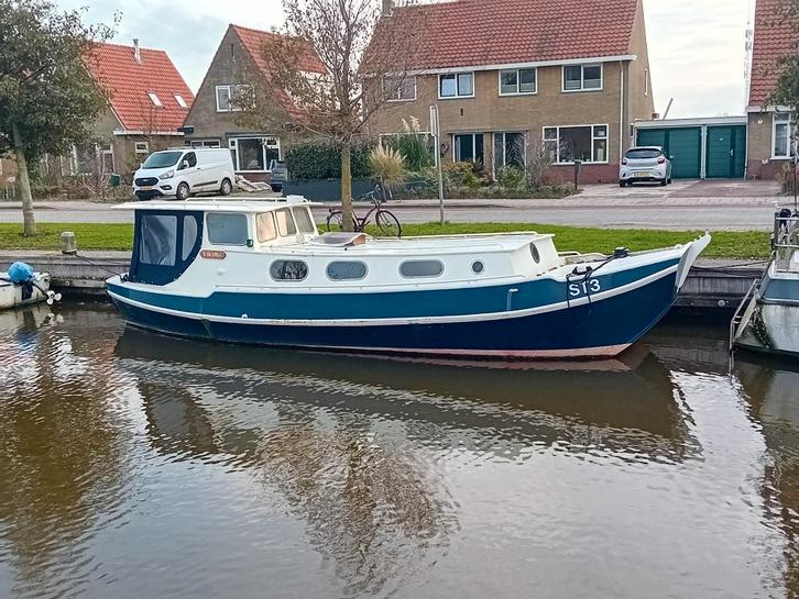 Motorschouw  9,30m, Watersport en Boten, Motorboten en Motorjachten, Gebruikt, Staal, 9 tot 12 meter, Diesel, Binnenboordmotor
