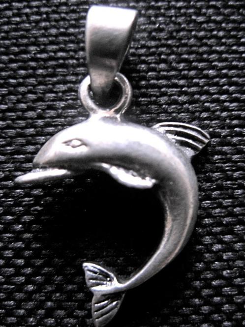 Zilveren 925 zilver kettinghanger met een mooie dolfijn, Sieraden, Tassen en Uiterlijk, Kettinghangers, Nieuw, Zilver, Zilver