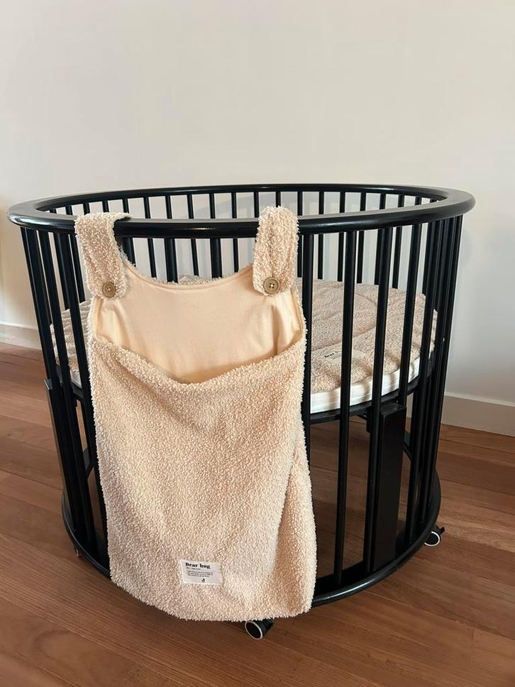 Bopita ronde box zwart, Kinderen en Baby's, Boxen, Zo goed als nieuw, Rond, Wieltjes, Ophalen