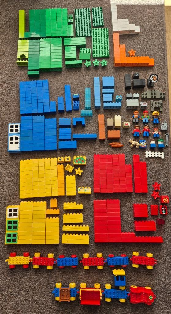 Heel veel Duplo, 732st. + 16 sets, Bouwplaat 10+ kilo totaal, Kinderen en Baby's, Speelgoed | Duplo en Lego, Zo goed als nieuw