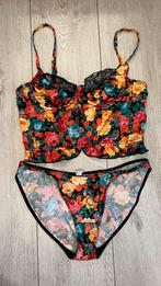 Vintage lingerie set van Carven Paris, Kleding | Dames, Ondergoed en Lingerie, Carven, Ophalen of Verzenden, Groen, Setje