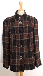 Engels/klassieke style 72% wol ruit jasje van Gerry Weber!48, Kleding | Dames, Bruin, Verzenden, Maat 46/48 (XL) of groter, Zo goed als nieuw