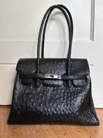 Echt leren tas, Ophalen of Verzenden, Zo goed als nieuw, Zwart, Overige typen