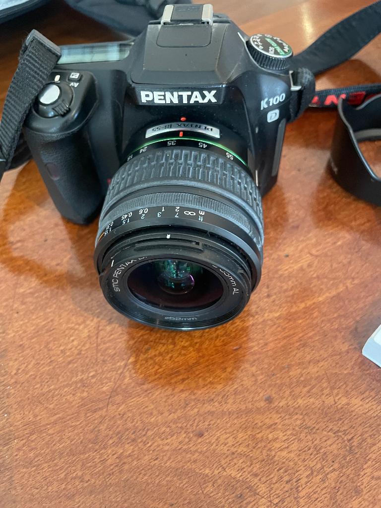 Pentax K100D, Audio, Tv en Foto, Fotocamera's Digitaal, Ophalen, Gebruikt, Spiegelreflex, Pentax