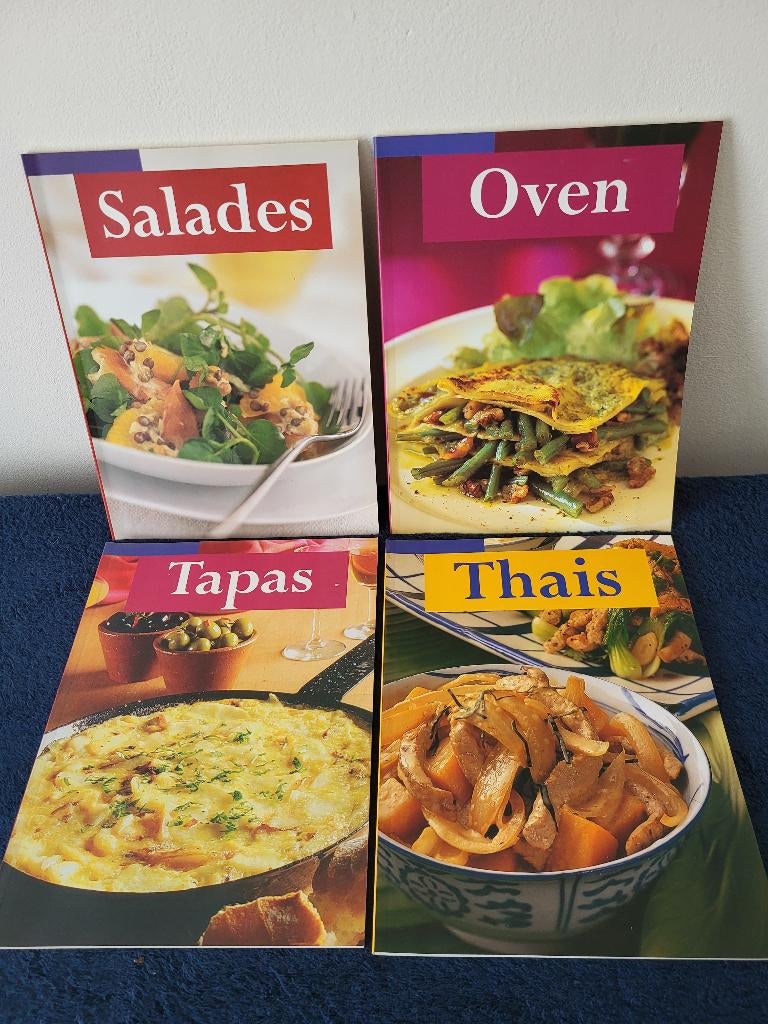 4 grote kookboeken met heerlijke recepten NIEUW, Verzenden, Nieuw
